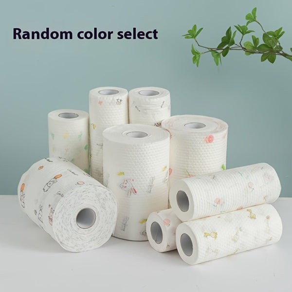 1 roll (400 sheets), lazy cloth, disposable kitchen tissue, washable dry and wet dual - use towel, dishcloth, non stick oil cloth, degreasing cloth, household cleaning cloth, drying cloth, cleaning supplies, cleaning tools - Eco Explorer Hub