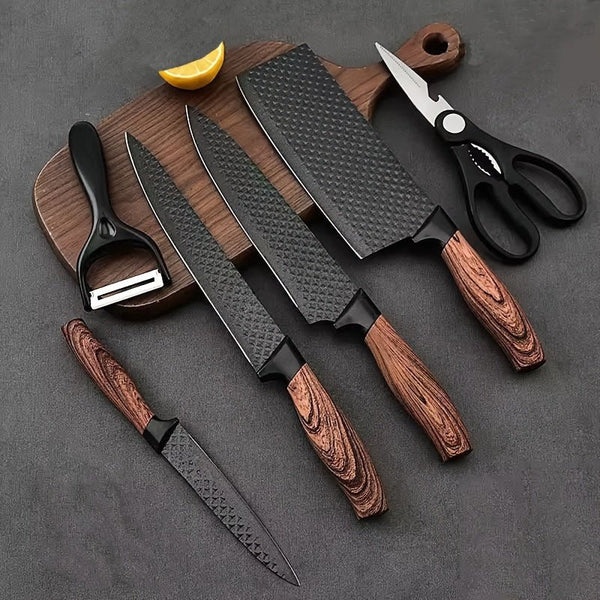 6 Piece Kitchen Tool Set, Kitchen Knife Set Stainless Steel Knife, Kitchen Knife, Kitchen Knife, Fruit Knife, Chicken Bone Scissors, Etc., Essential Tools For Home Kitchen, Essential Cooking Tools For Restaurants - Eco Explorer Hub