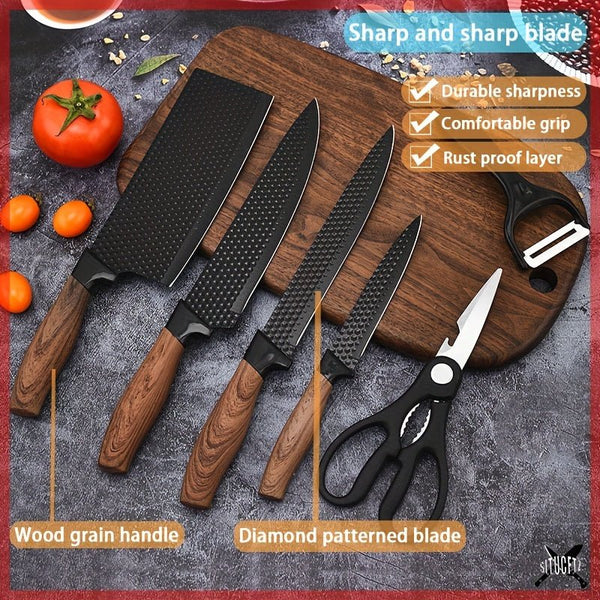 6 Piece Kitchen Tool Set, Kitchen Knife Set Stainless Steel Knife, Kitchen Knife, Kitchen Knife, Fruit Knife, Chicken Bone Scissors, Etc., Essential Tools For Home Kitchen, Essential Cooking Tools For Restaurants - Eco Explorer Hub