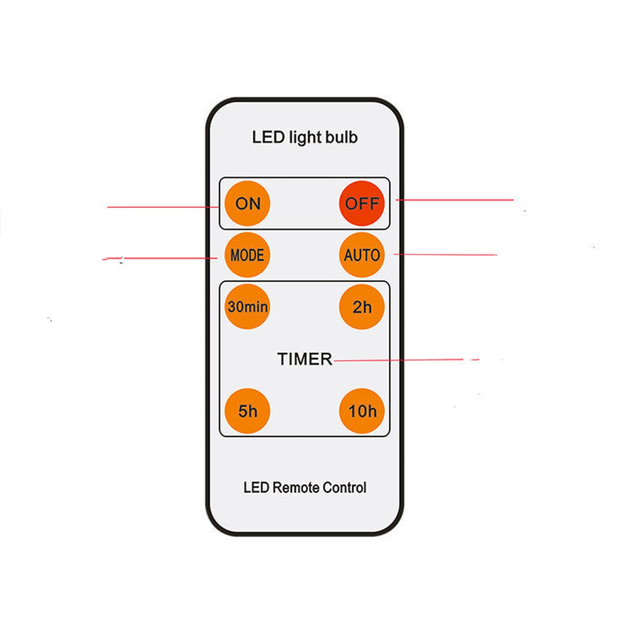 Energy-Saving LED Camping Lamp with Remote Control