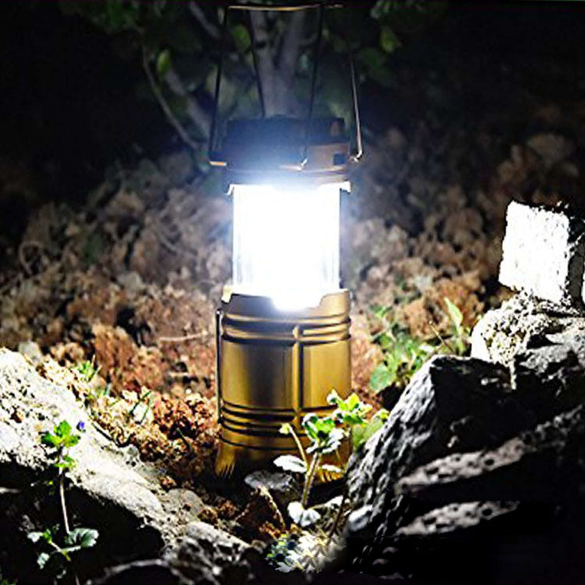 Multifunctional Solar Charging Telescopic Camping Lantern