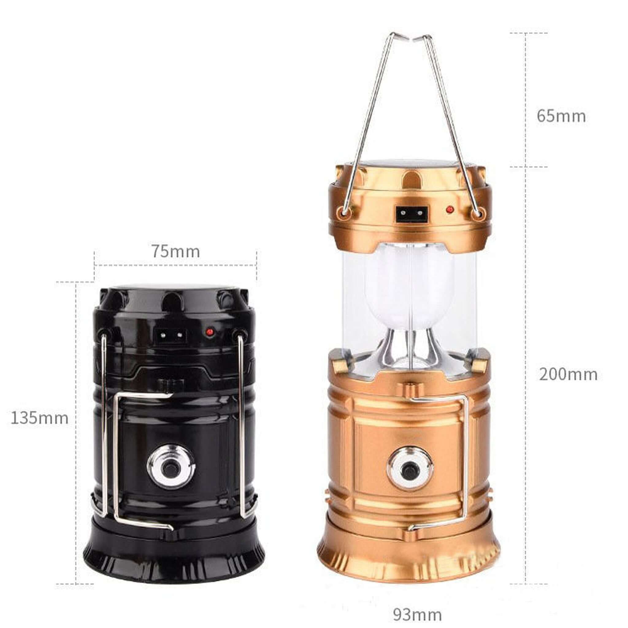 Multifunctional Solar Charging Telescopic Camping Lantern