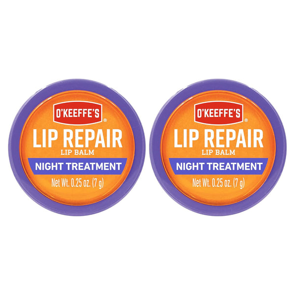 O'Keeffe's Lip Repair Night Treatment Lip Balm, 0.25 Ounce Jar, (Pack of 1) - Eco Explorer Hub