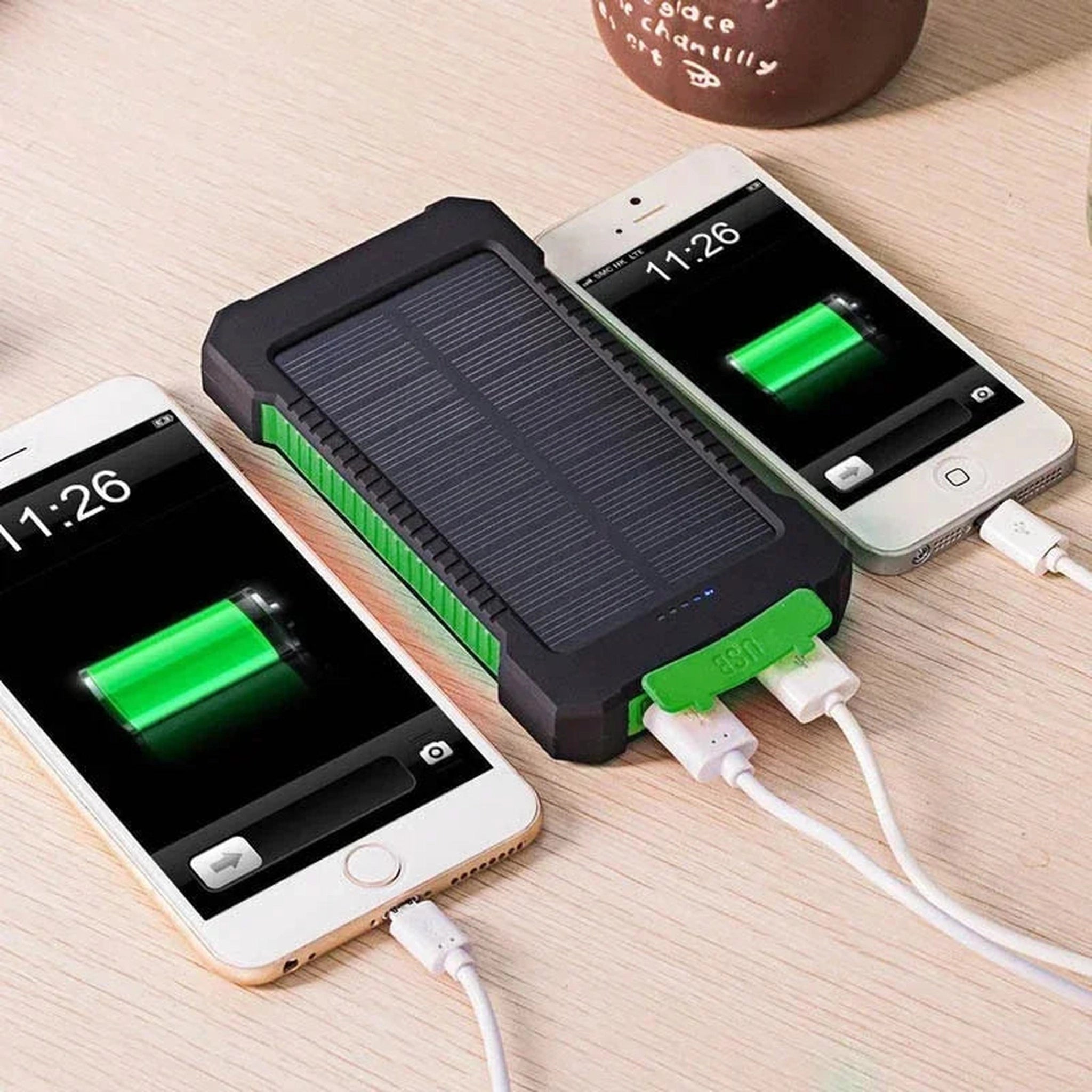 Portable Solar Power Bank External Battery