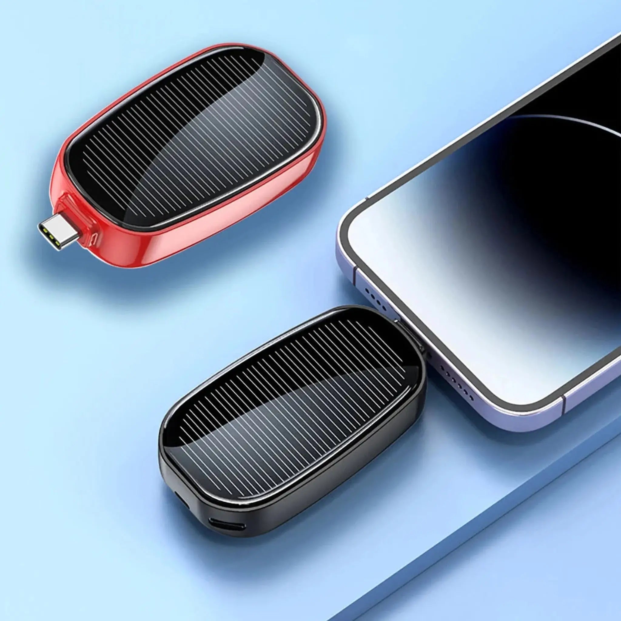 Solar Mini Key Chain Portable Power Bank